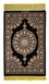 Tapis persan - Ghom - 90 x 60 cm - bleu foncé