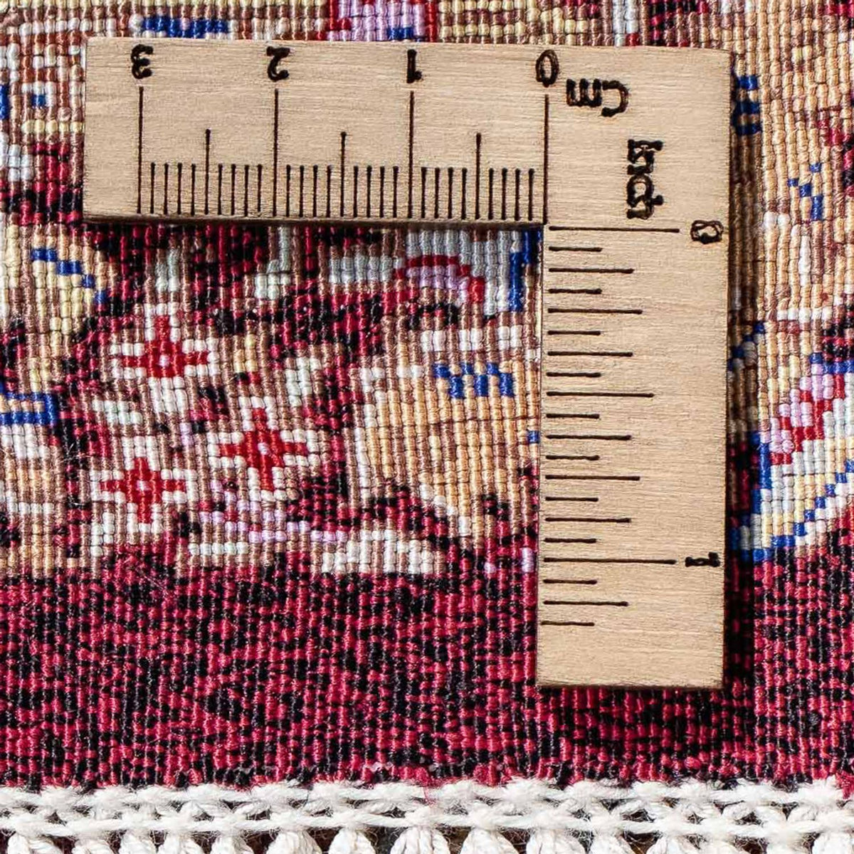 Tapis persan - Ghom - 90 x 62 cm - bleu foncé