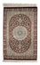 Tapis persan - Ghom - 88 x 57 cm - rouge foncé