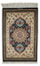Tapis persan - Ghom - 89 x 59 cm - bleu foncé
