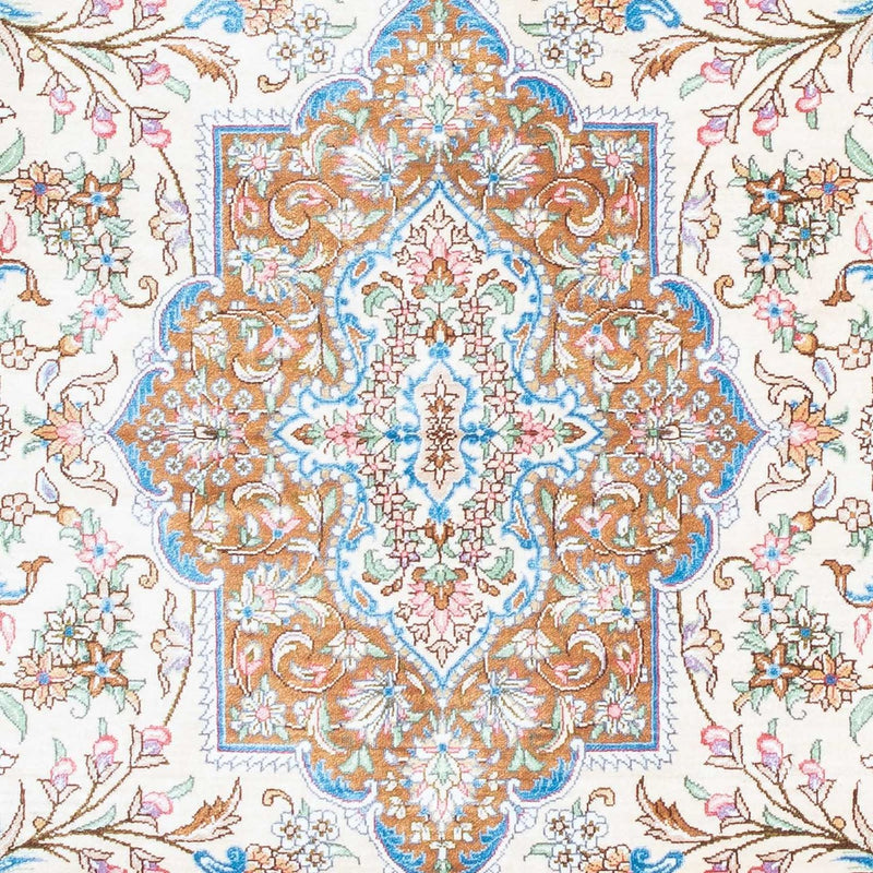 Tapis persan - Ghom - 124 x 79 cm - beige