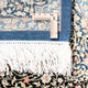Tapis persan - Ghom - 119 x 79 cm - bleu foncé