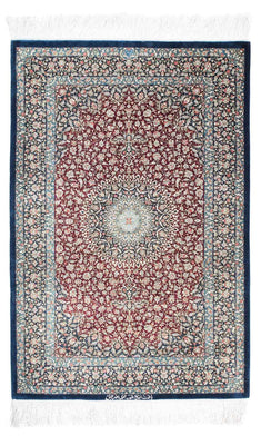 Tapis persan - Ghom - 118 x 77 cm - rouille