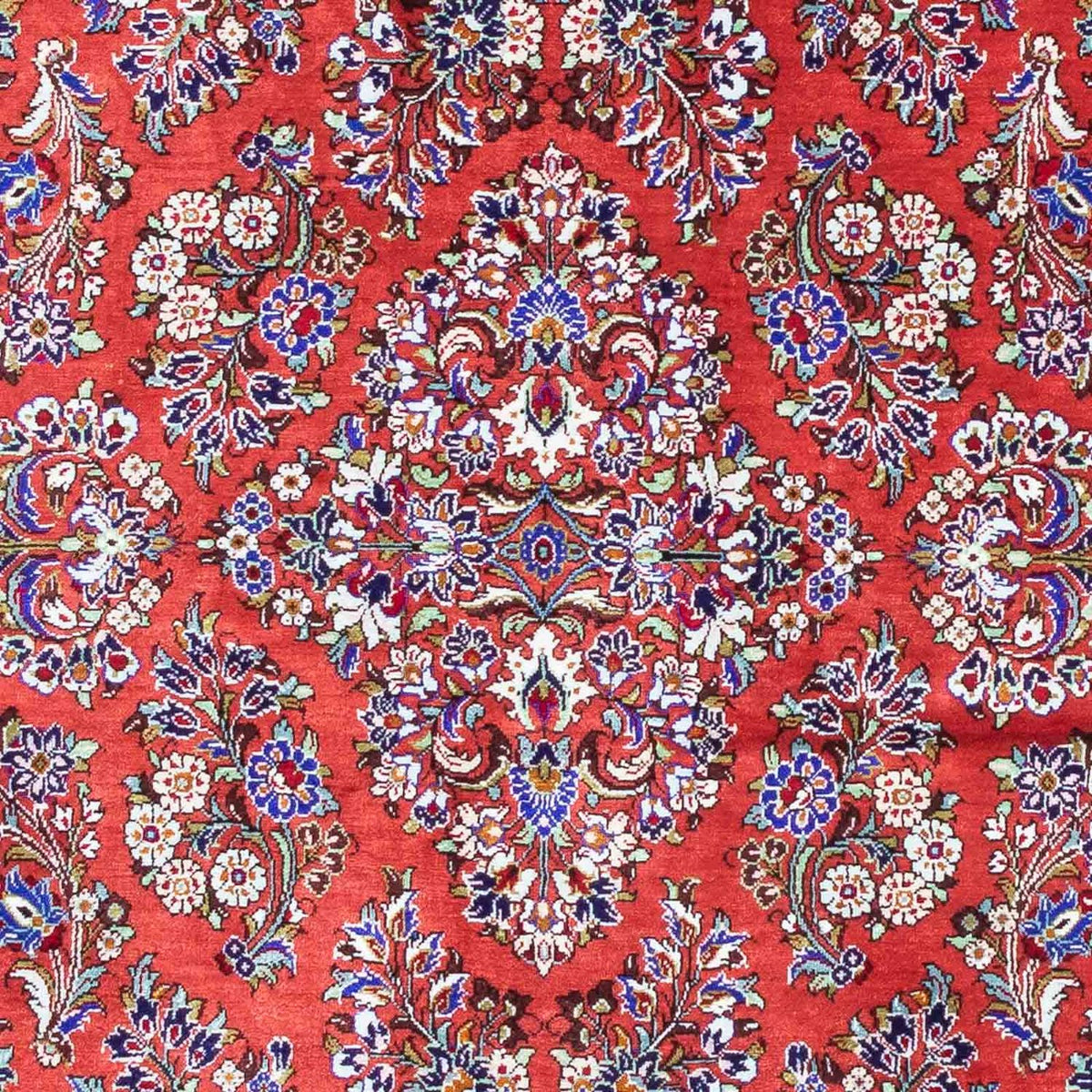 Tapis persan - Ghom - 134 x 77 cm - rouge