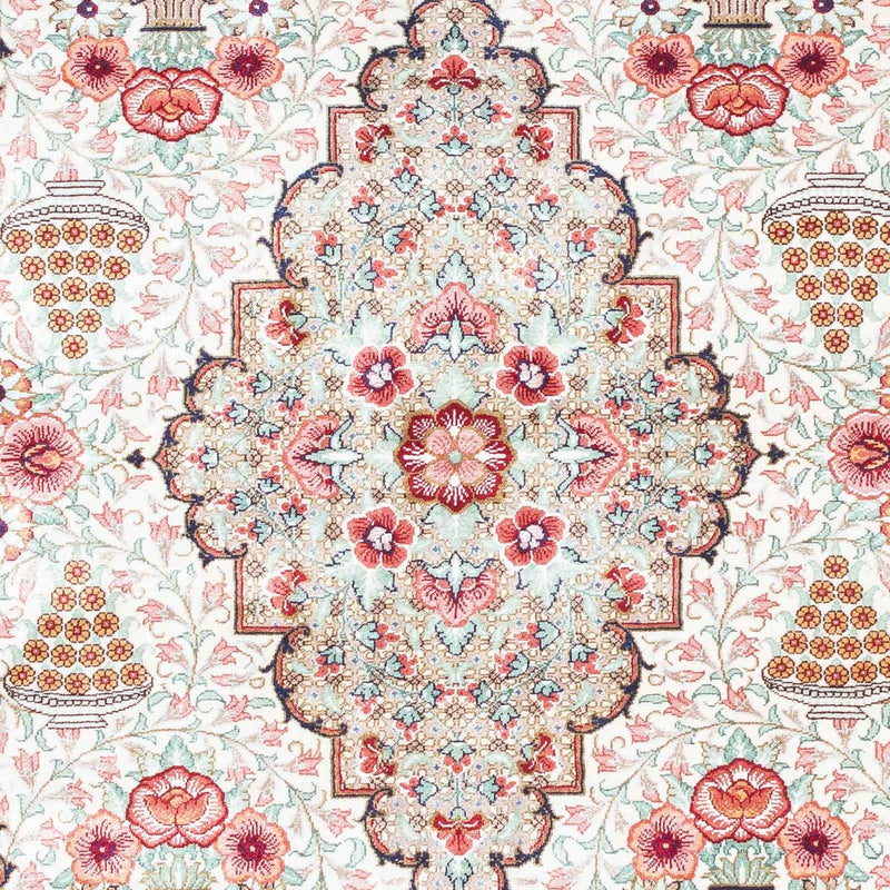 Tapis persan - Ghom - 125 x 84 cm - beige