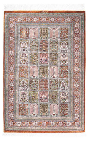 Tapis persan - Ghom - 124 x 82 cm - multicolore