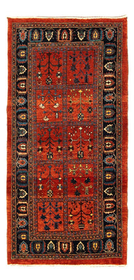 Tapis Gabbeh - Persan Kashkuli - 164 x 81 cm - rouge foncé