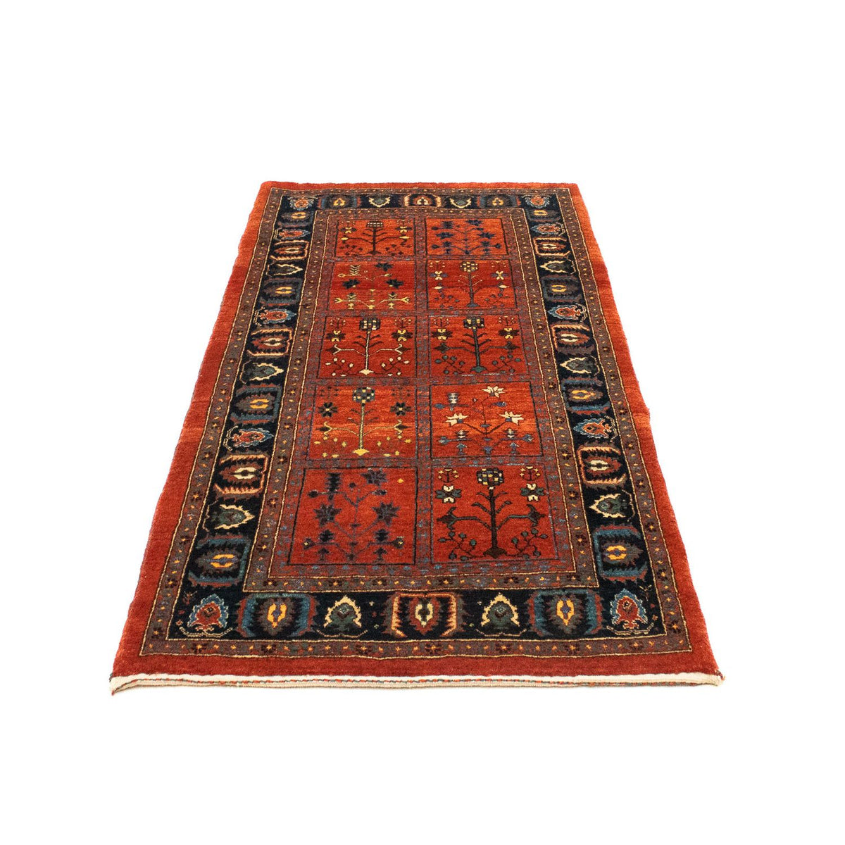 Tapis Gabbeh - Persan Kashkuli - 164 x 81 cm - rouge foncé