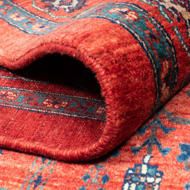 Tapis Gabbeh - Persan Kashkuli - 345 x 260 cm - rouge foncé