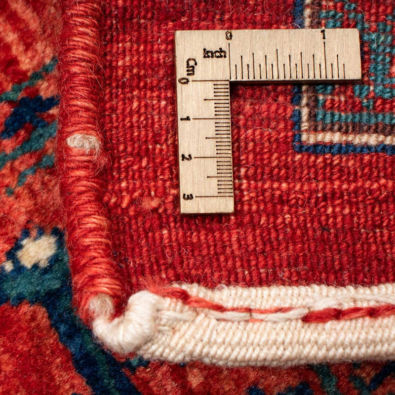 Tapis Gabbeh - Persan Kashkuli - 345 x 260 cm - rouge foncé