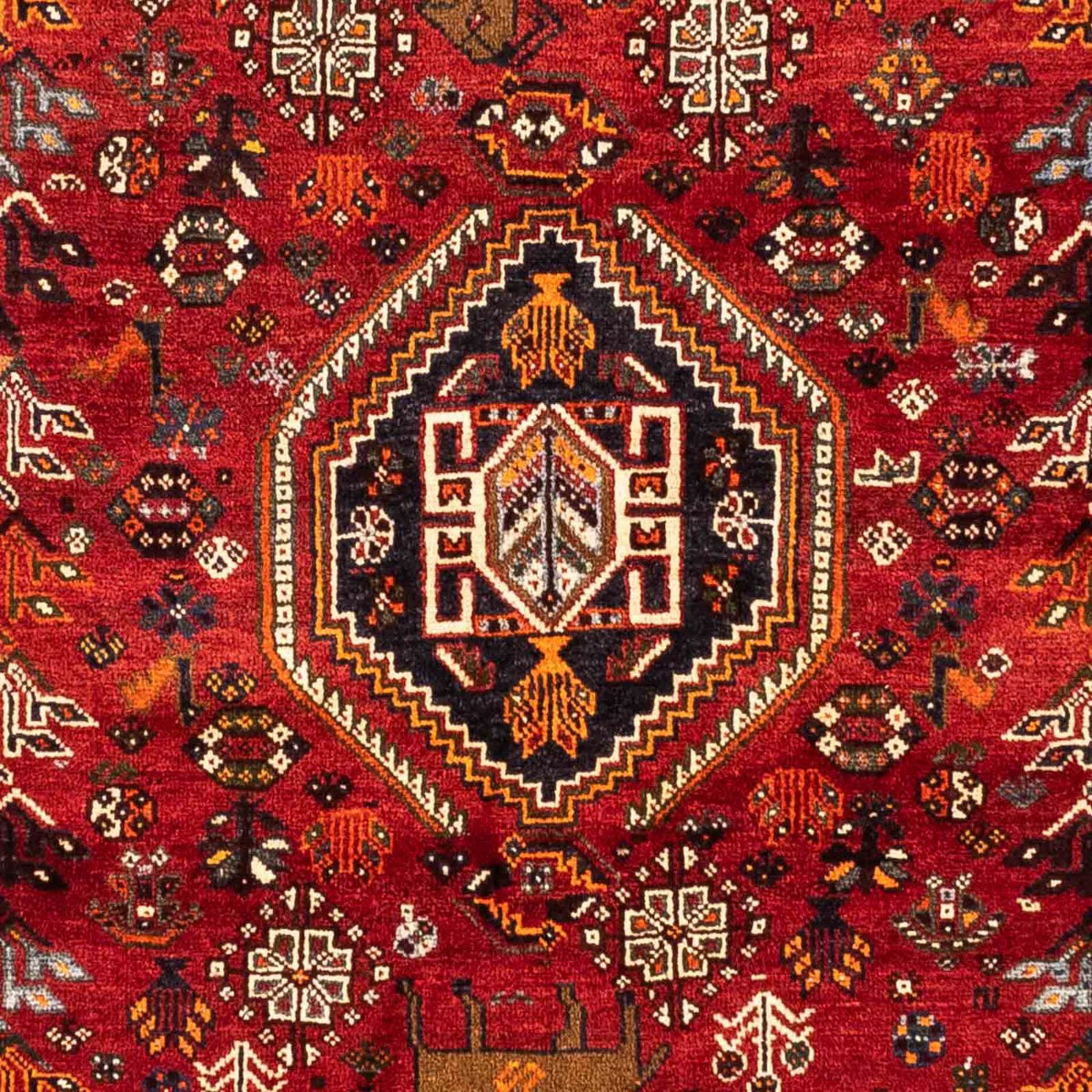Tapis persan - Nomadic - 257 x 183 cm - rouge