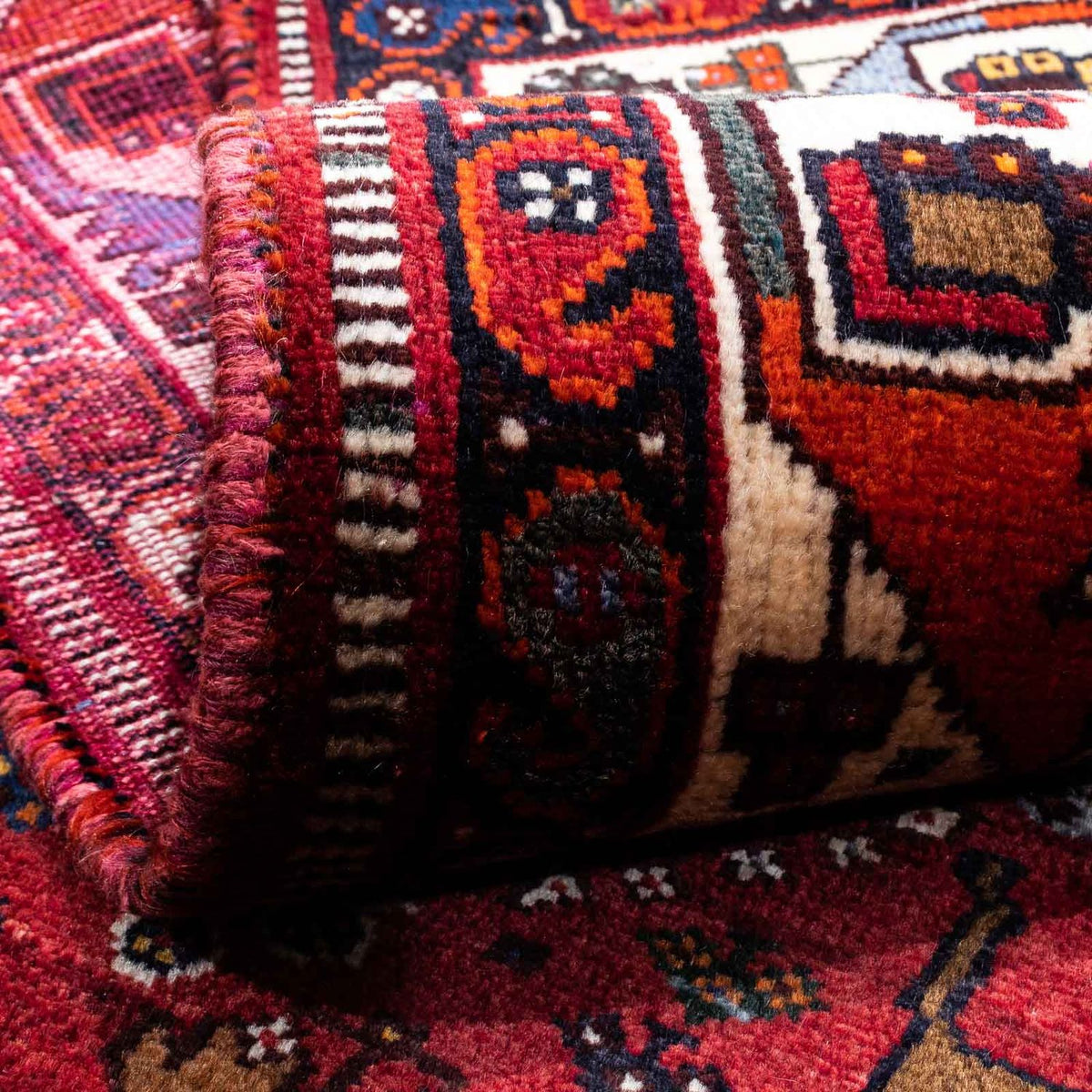 Tapis persan - Nomadic - 257 x 183 cm - rouge