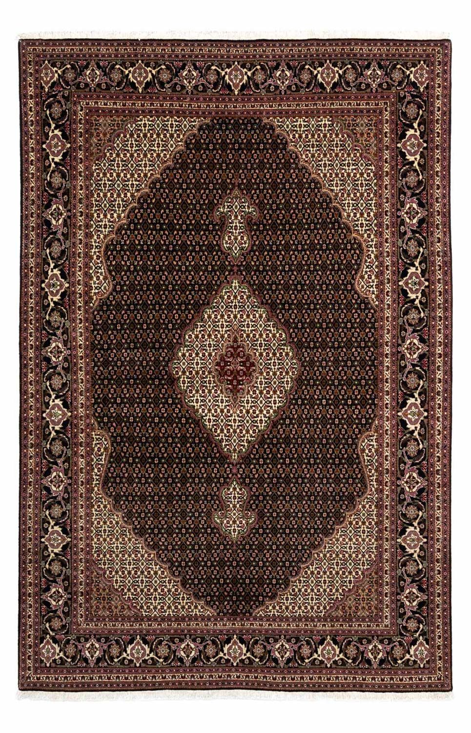 Tapis persan - Tabriz - Royal - 298 x 207 cm - bleu foncé