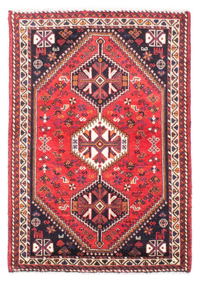Tapis persan - Nomadic - 169 x 115 cm - rouge foncé