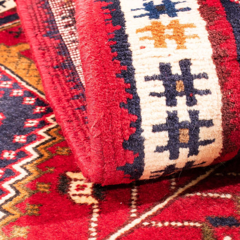 Tapis persan - Nomadic - 153 x 105 cm - rouge foncé