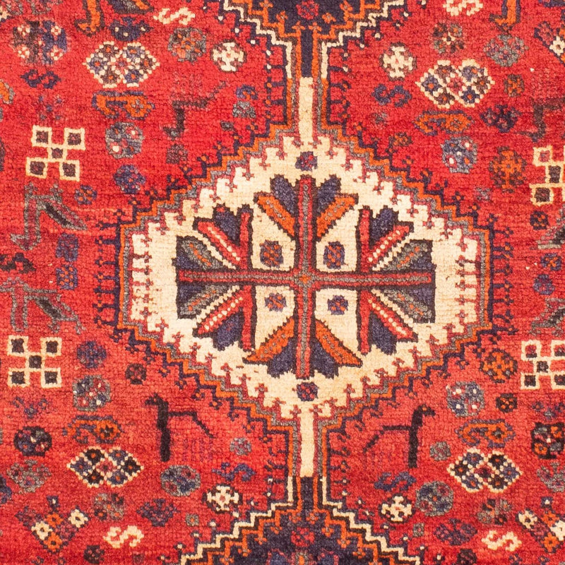 Tapis persan - Nomadic - 157 x 122 cm - rouge foncé