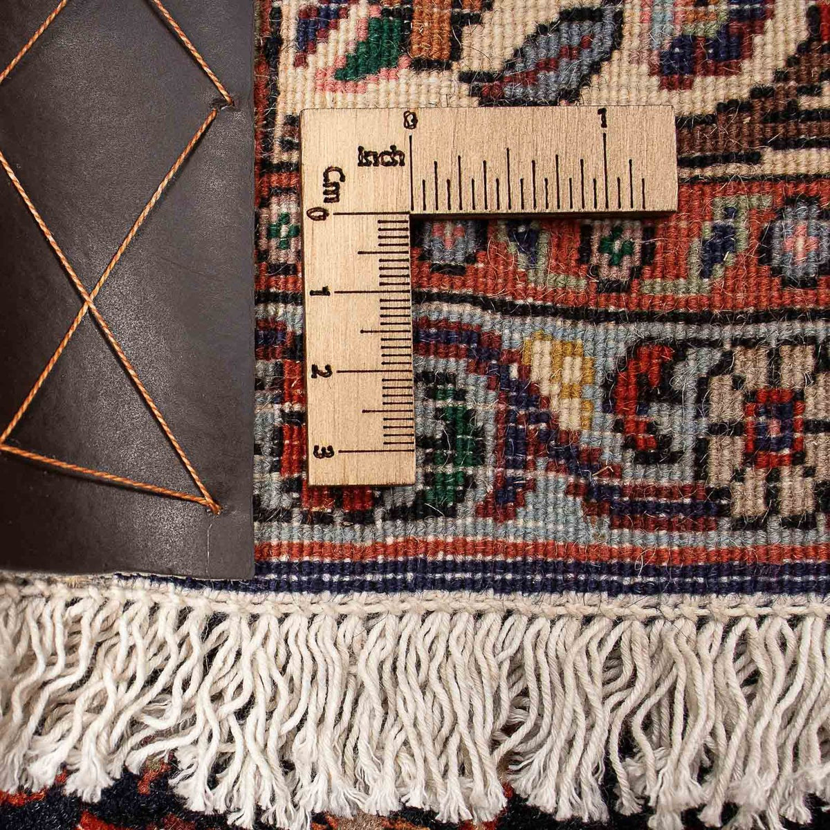 Tapis persan - Bidjar - 203 x 141 cm - bleu foncé