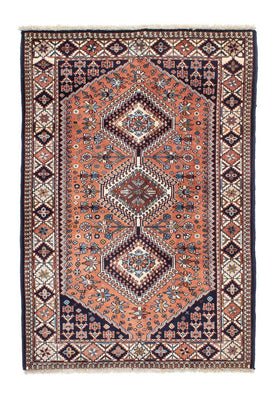 Tapis persan - Nomadic - 152 x 100 cm - rouge clair