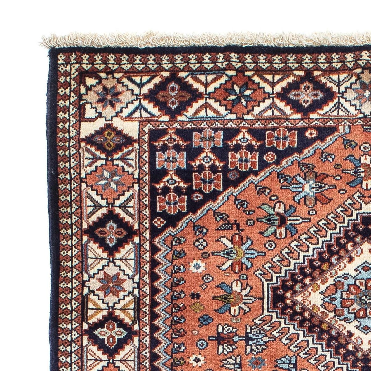 Tapis persan - Nomadic - 152 x 100 cm - rouge clair