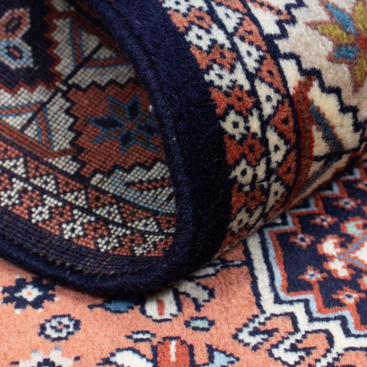 Tapis persan - Nomadic - 152 x 100 cm - rouge clair