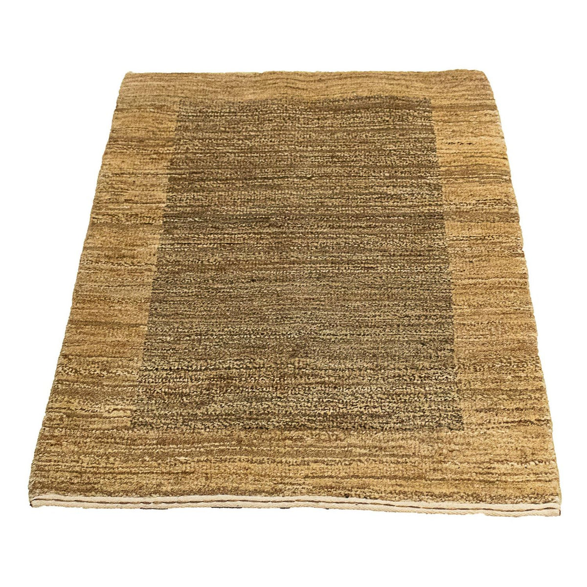 Tapis Gabbeh - Indus - 95 x 61 cm - marron clair