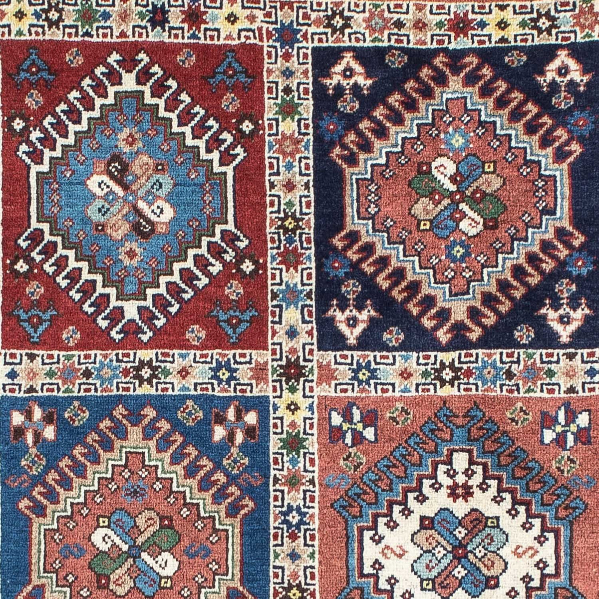 Tapis persan - Nomadic - 134 x 98 cm - bleu