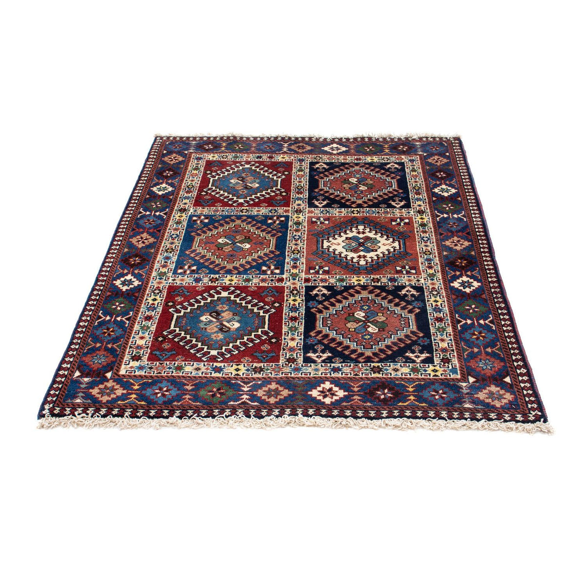 Tapis persan - Nomadic - 134 x 98 cm - bleu