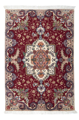 Tapis persan - Tabriz - Royal - 93 x 63 cm - rouge