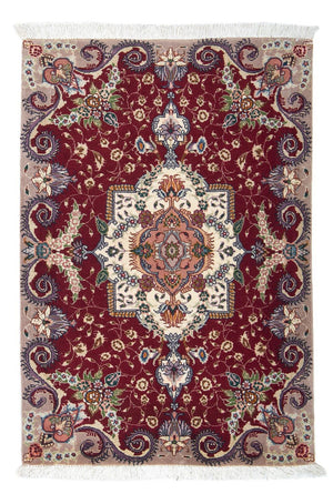 Tapis persan - Tabriz - Royal - 93 x 63 cm - rouge