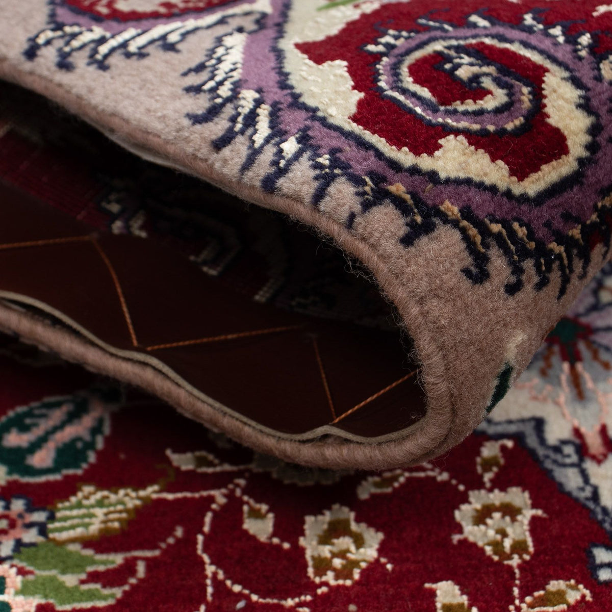 Tapis persan - Tabriz - Royal - 93 x 63 cm - rouge