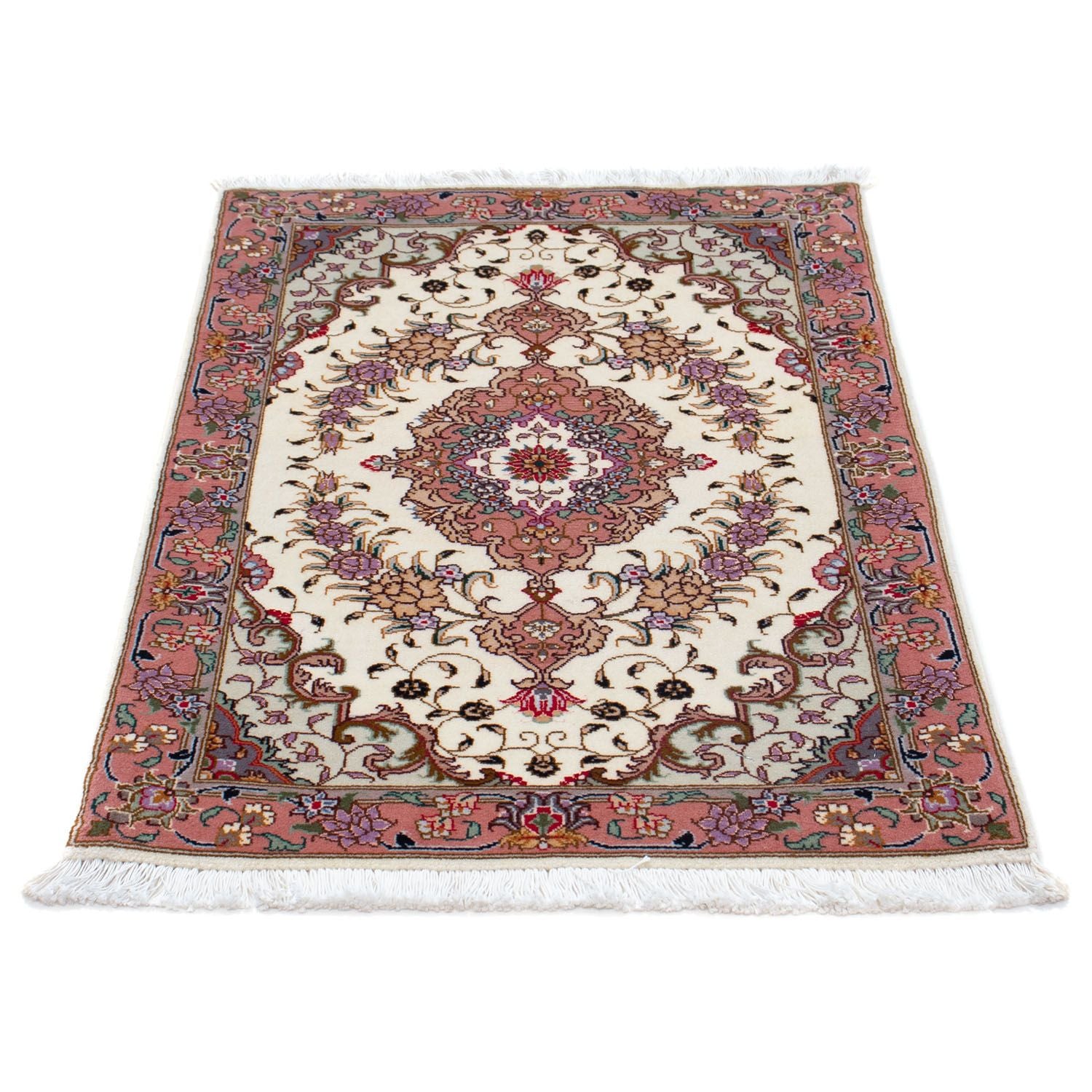 Tapis persan - Tabriz - Royal - 90 x 60 cm - beige