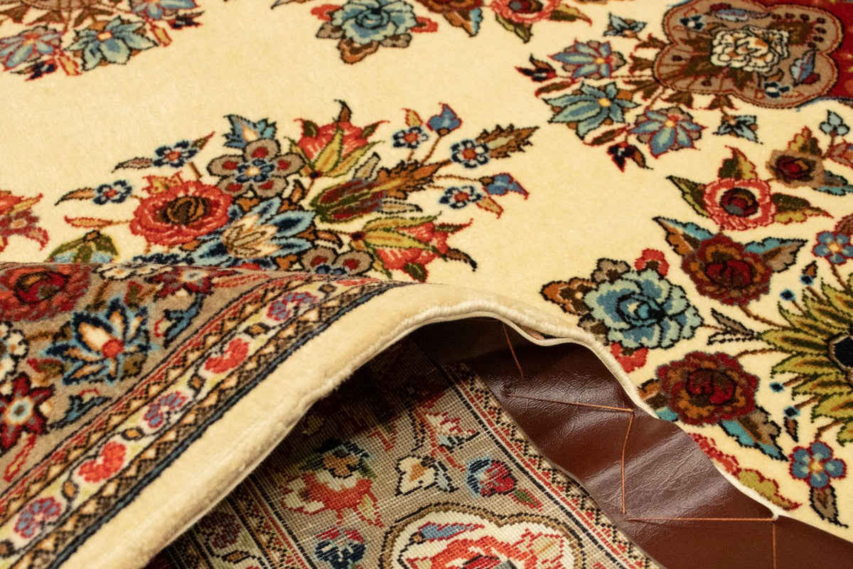 Tapis persan - Ghom - 151 x 105 cm - beige