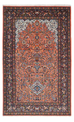 Tapis persan - Ghom - 219 x 135 cm - rouille