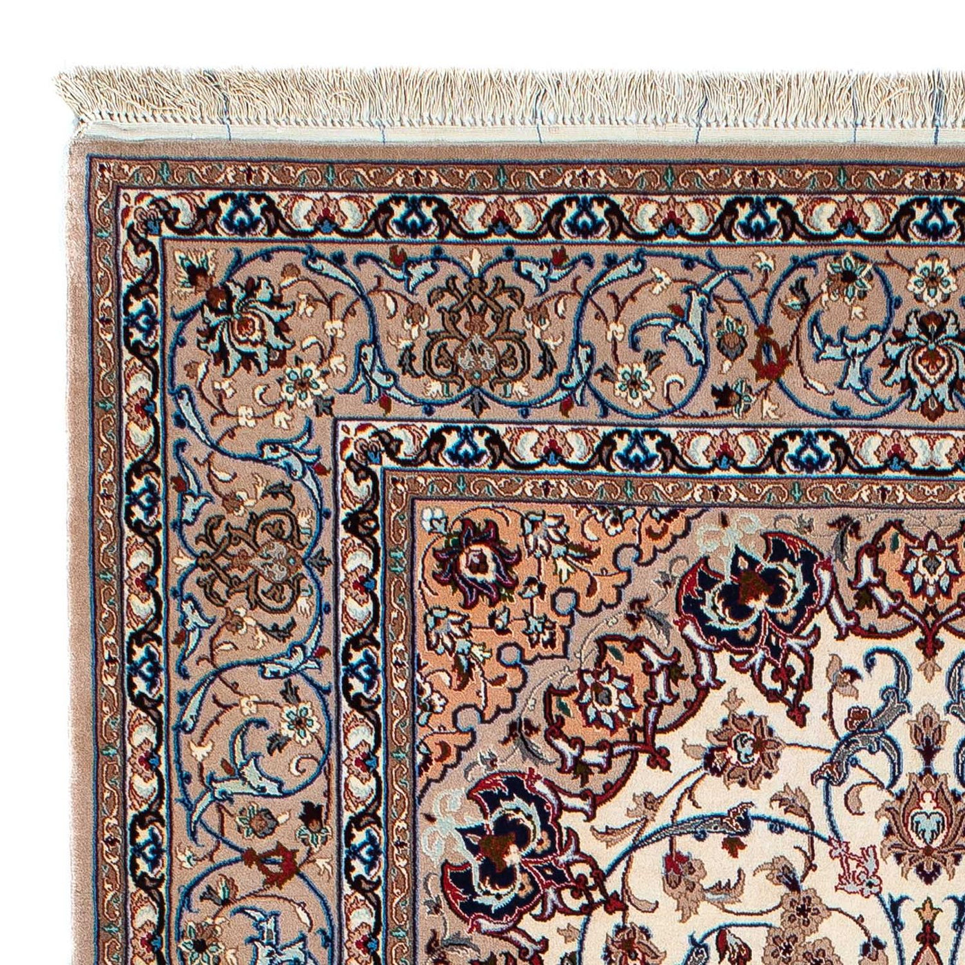 Tapis de Qom en soie Tapis 202x128cm - Tapis persan