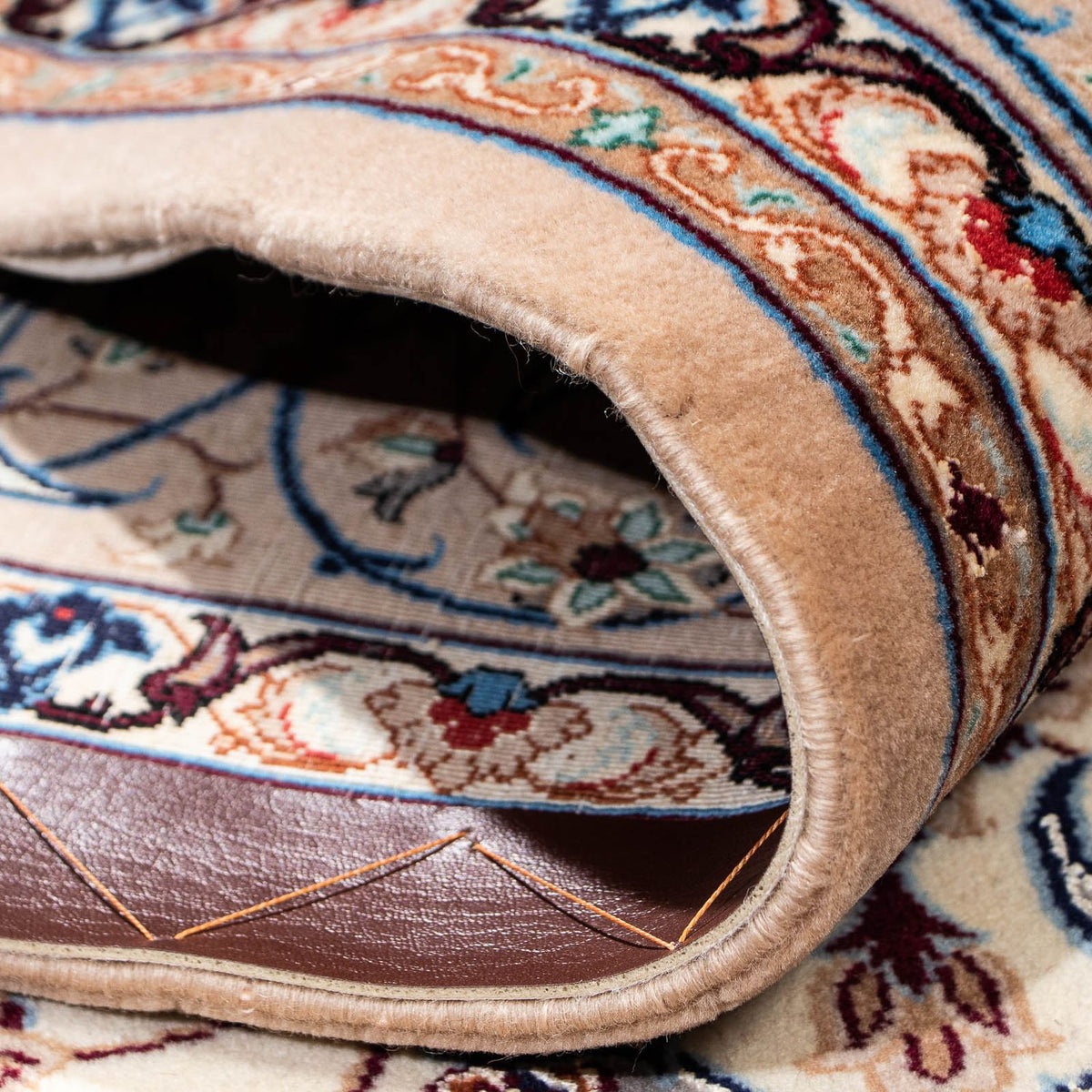 Tapis en soie - Ghom soie - Premium - 202 x 128 cm - beige