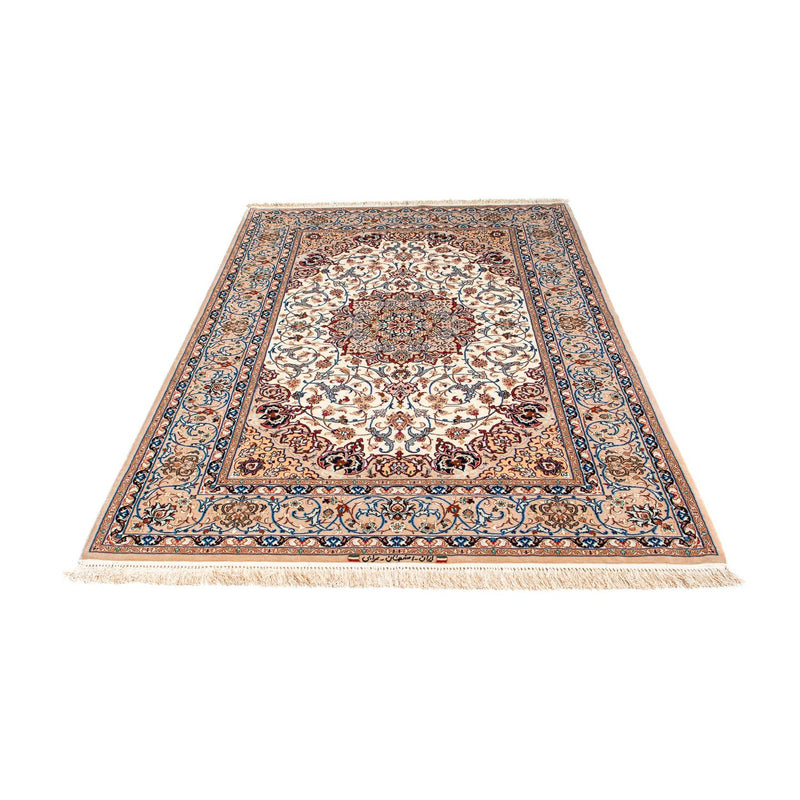 Tapis en soie - Ghom soie - Premium - 202 x 128 cm - beige