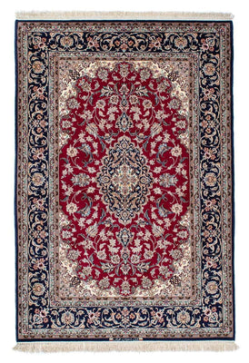 Tapis en soie - Ghom soie - Premium - 200 x 130 cm - rouge