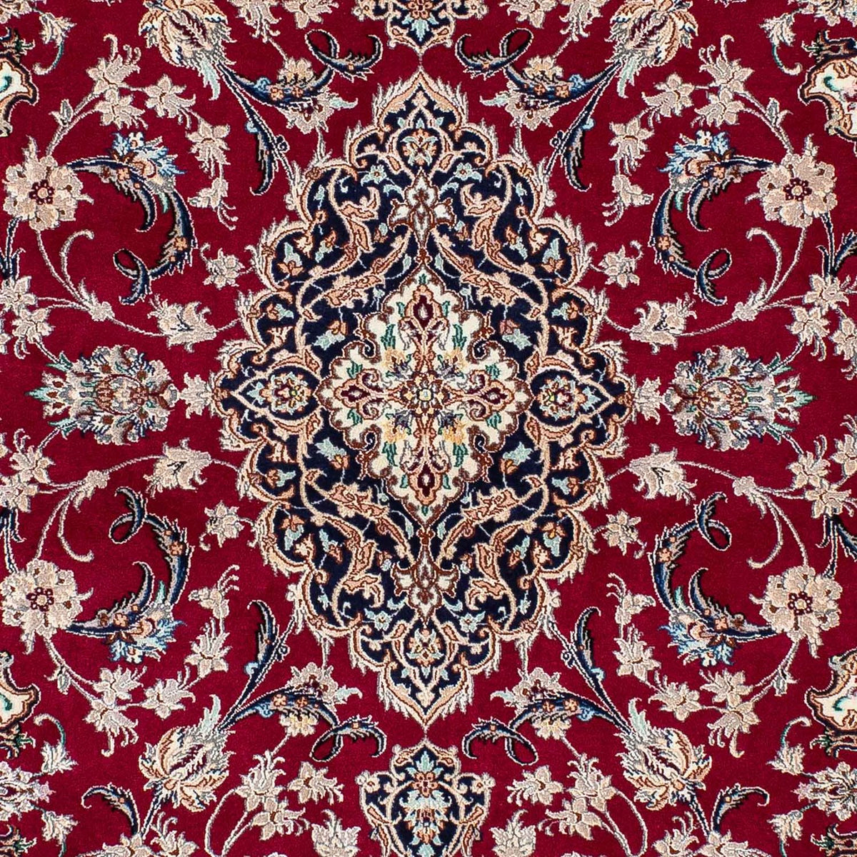 Tapis en soie - Ghom soie - Premium - 200 x 130 cm - rouge