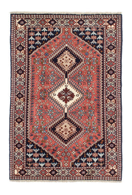 Tapis persan - Nomadic - 150 x 100 cm - rouge clair