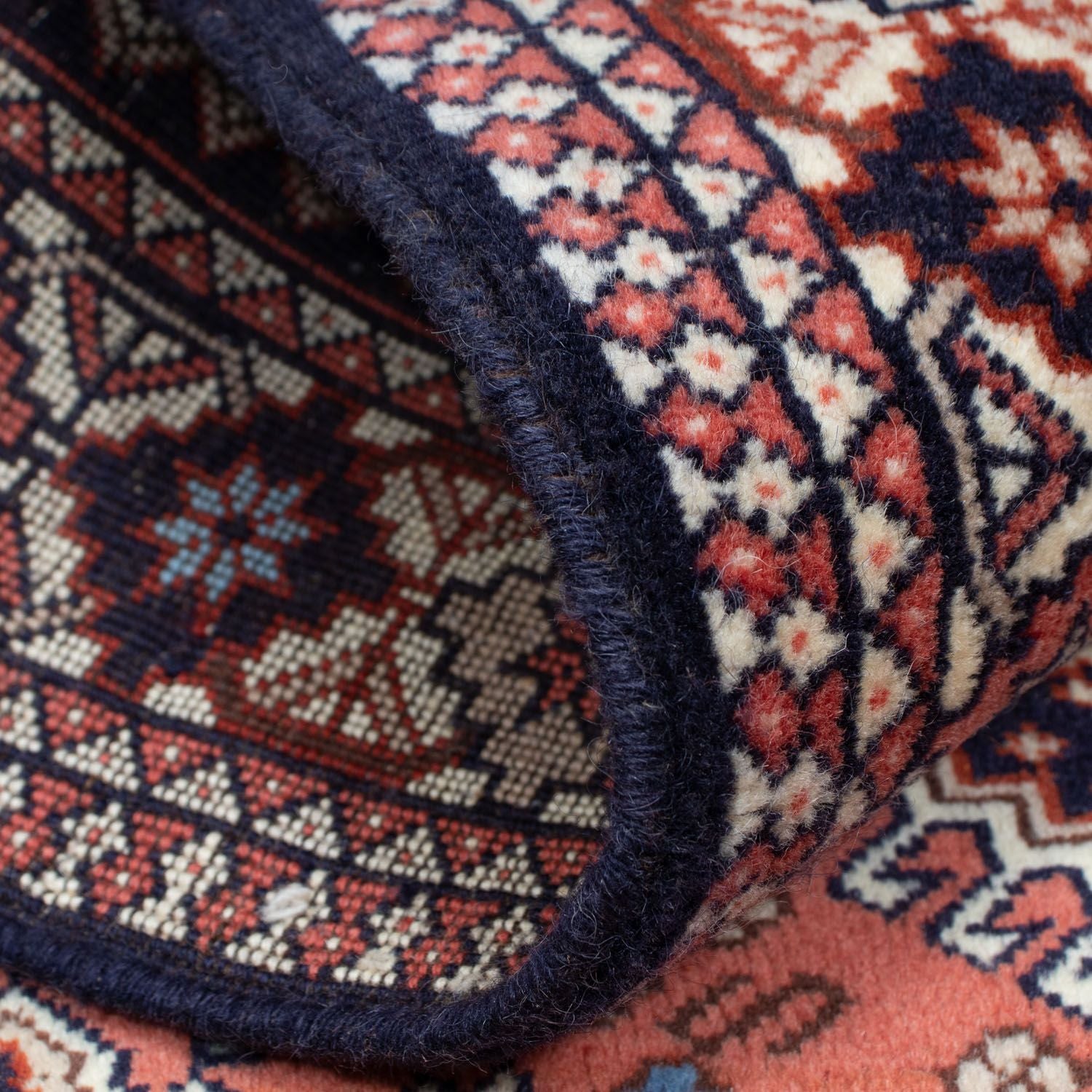 Tapis persan - Nomadic - 150 x 100 cm - rouge clair
