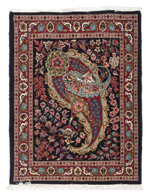 Tapis persan - Classique - 80 x 63 cm - noir