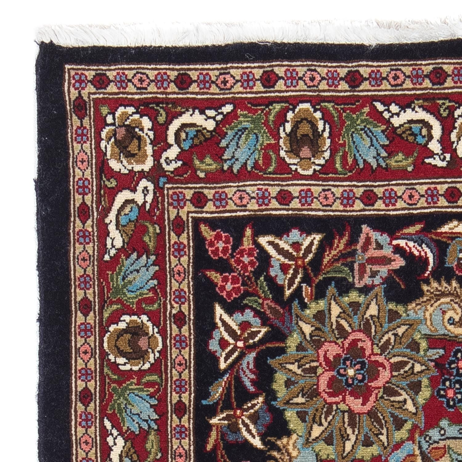 Tapis persan - Classique - 80 x 63 cm - noir