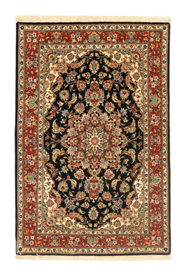 Tapis persan - Ghom - 152 x 103 cm - noir