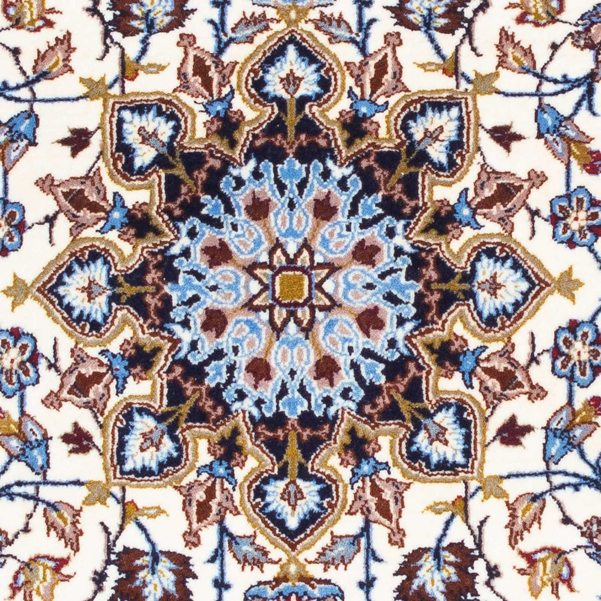 Tapis persan - Isfahan - Premium - 118 x 83 cm - beige