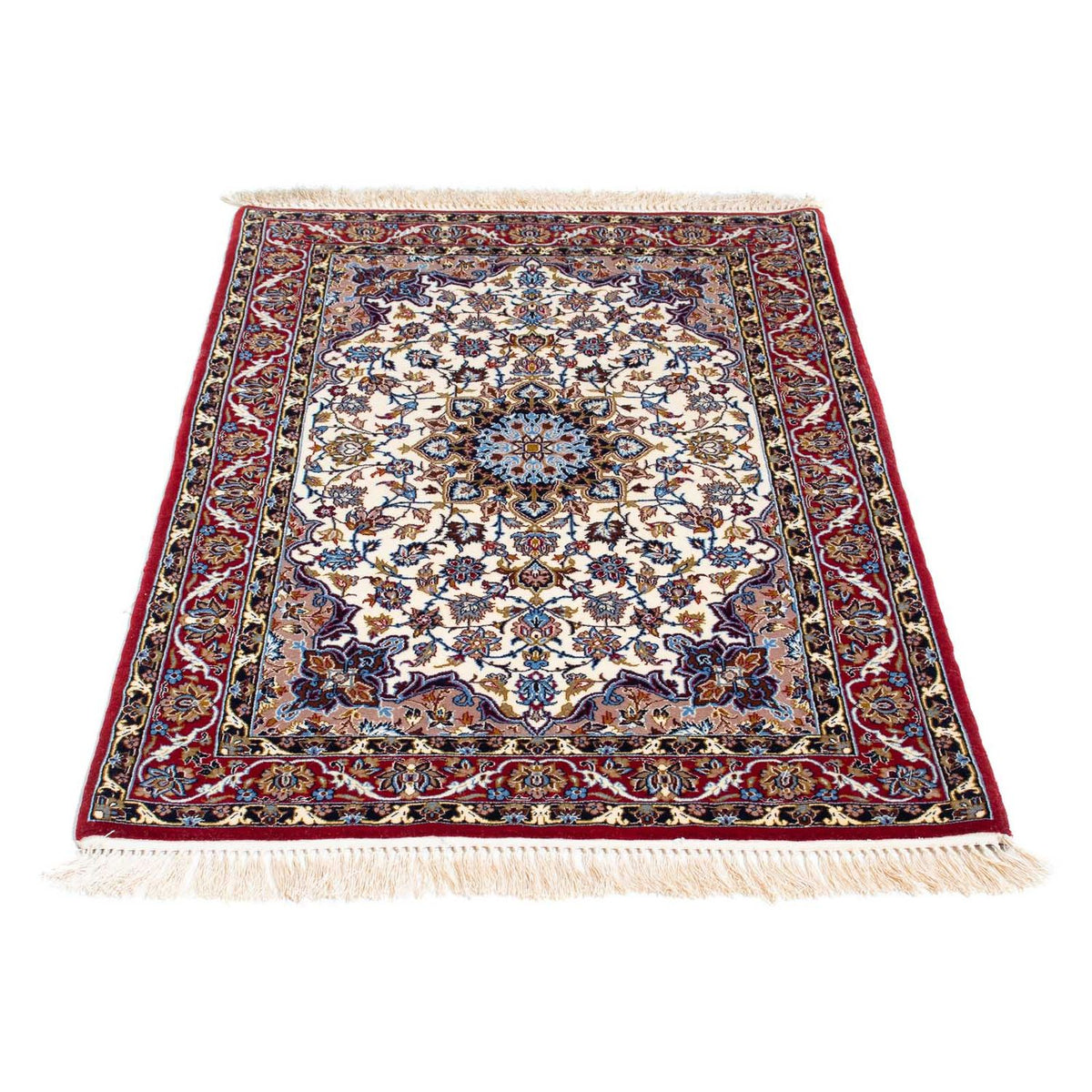 Tapis persan - Isfahan - Premium - 118 x 83 cm - beige