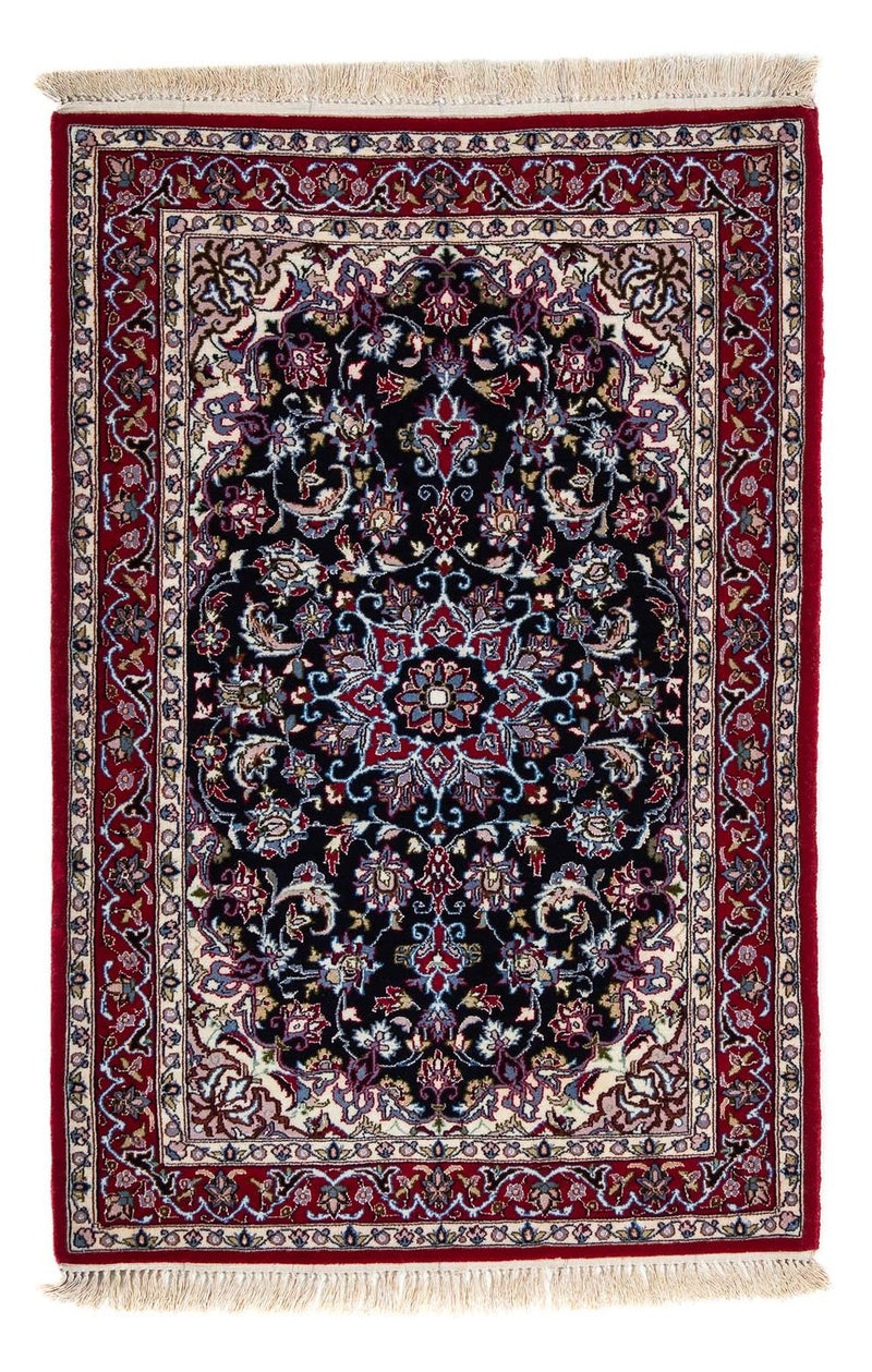 Tapis persan - Isfahan - Premium - 108 x 72 cm - rouge foncé