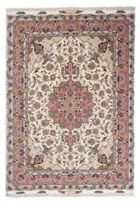 Tapis persan - Tabriz - Royal - 205 x 154 cm - beige
