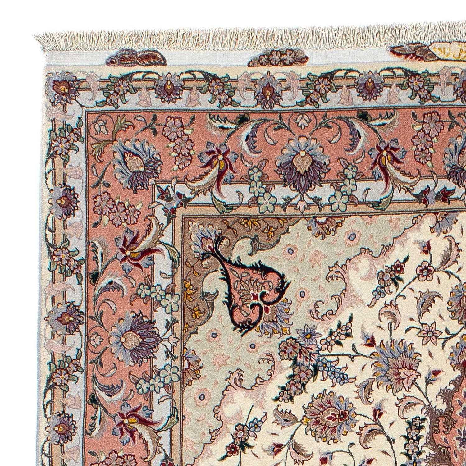 Tapis persan - Tabriz - Royal - 205 x 154 cm - beige