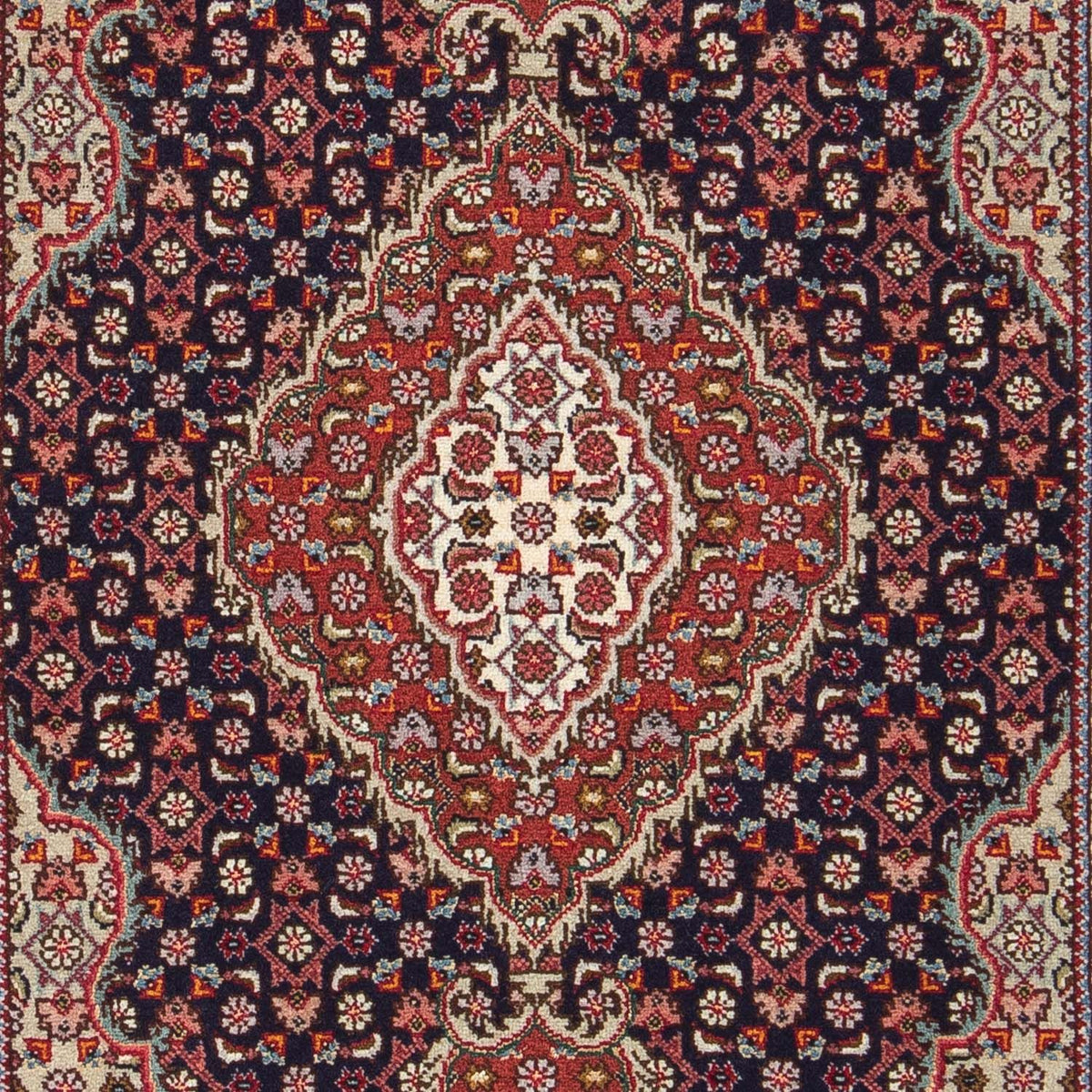 Tapis persan - Tabriz - Royal - 90 x 60 cm - bleu foncé