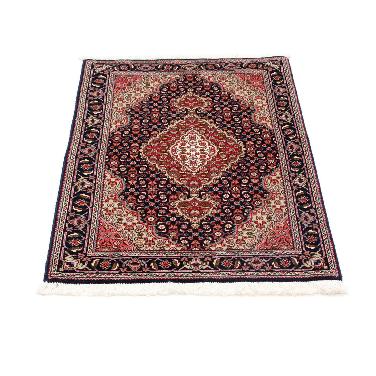 Tapis persan - Tabriz - Royal - 90 x 60 cm - bleu foncé